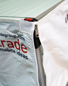 Expobartable Stoff-Fixierung