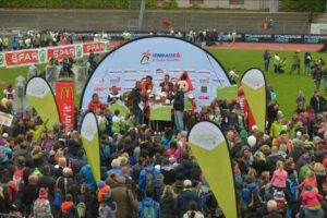 Expobanner halbrund Marathon